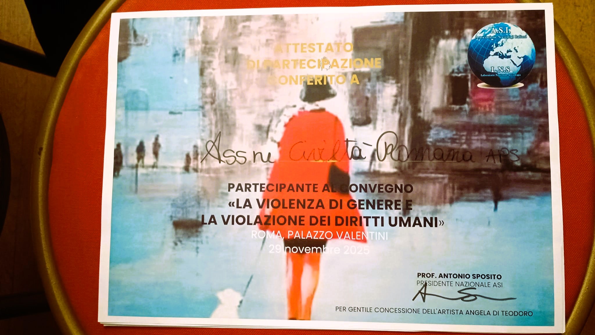 Attestato di Partecipazione