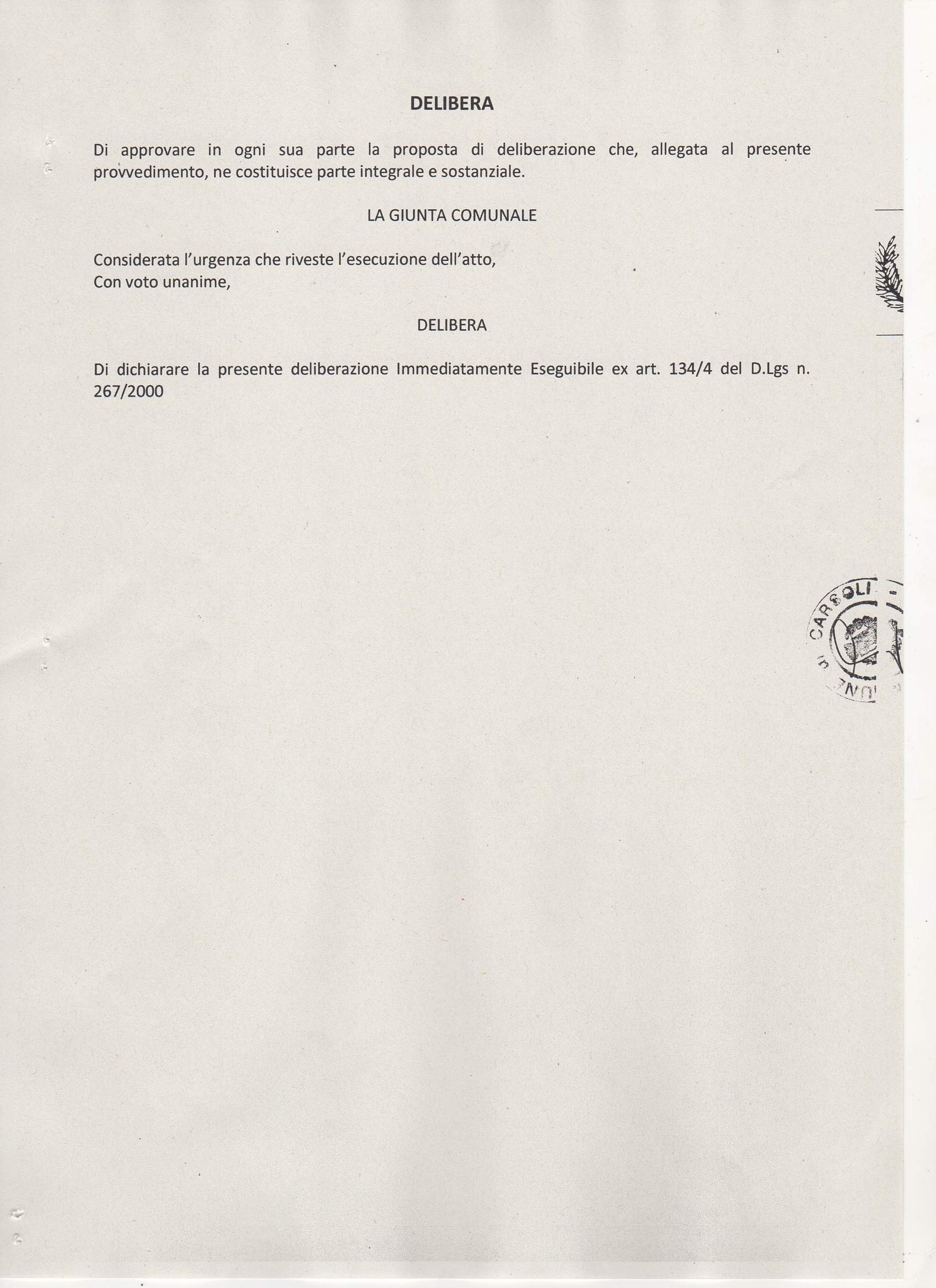 Delibera 105 2