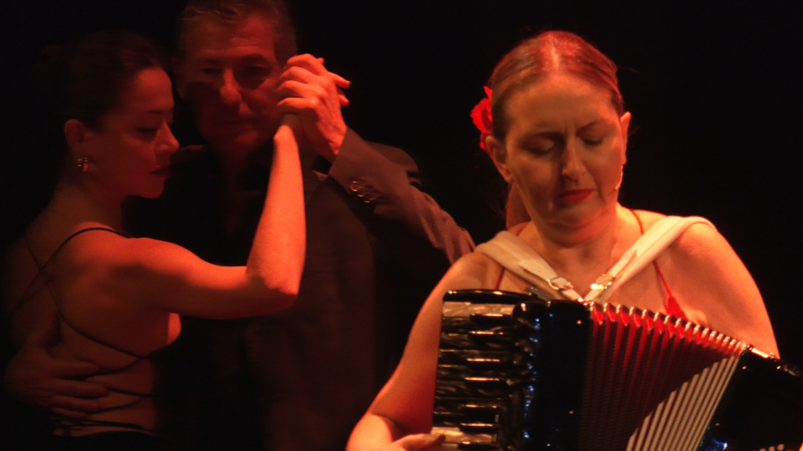 Sylvia Pagni con la Fisarmonica