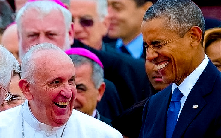 Papa Francesco con Obama