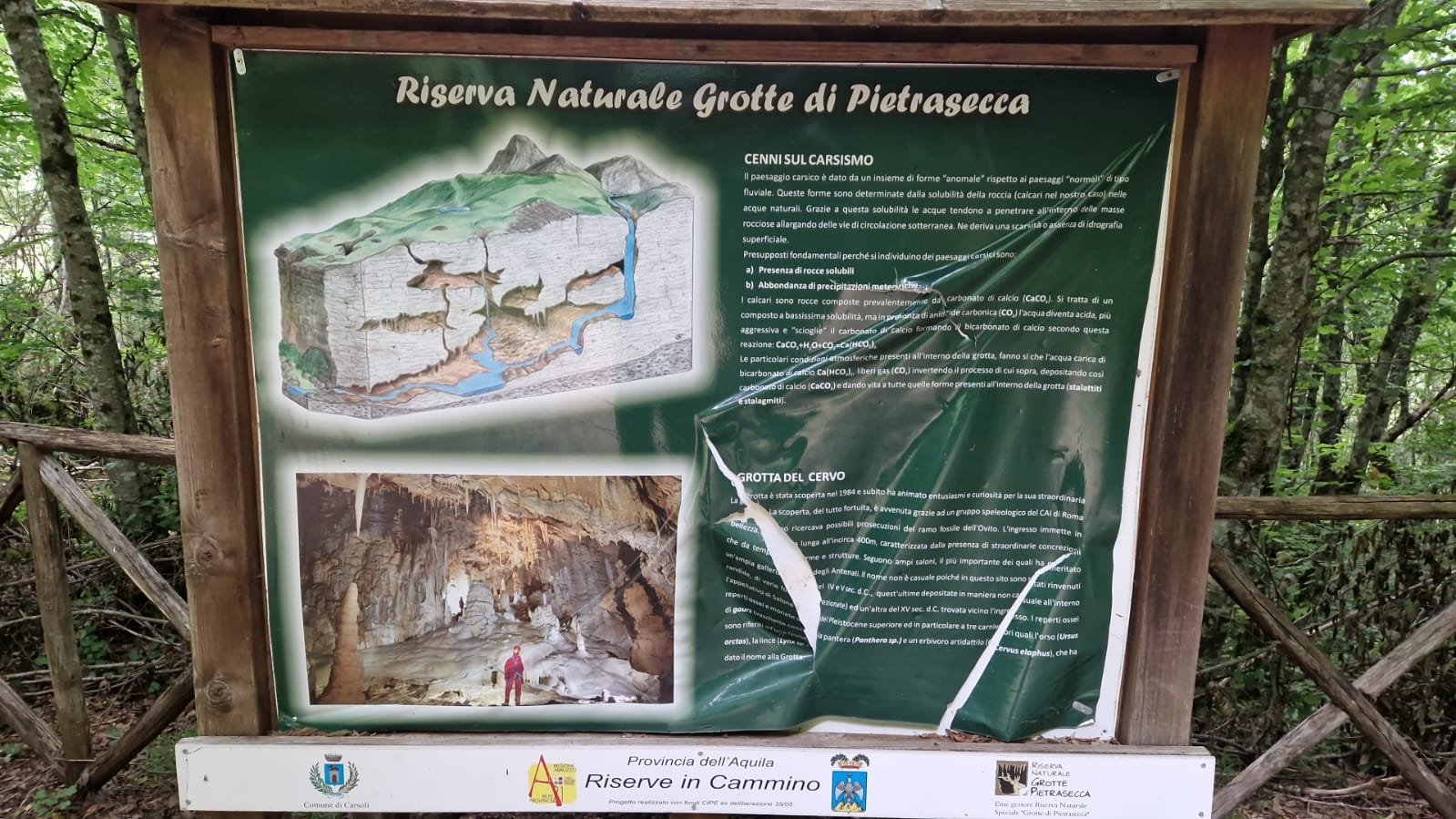 RISERVA NATURALE SPECIALE DELLE GROTTE DI PIETRASECCA