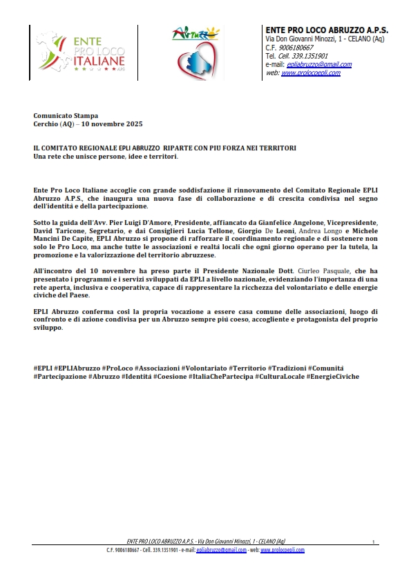 comunicato stampa del 12.11.2025 EPLI ABRUZZO 001
