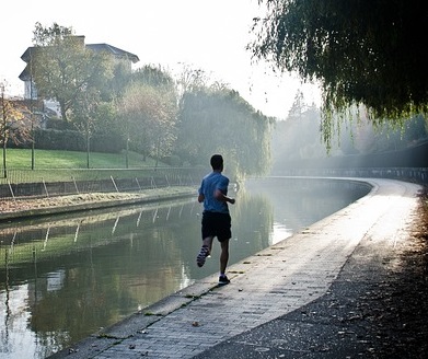 man running