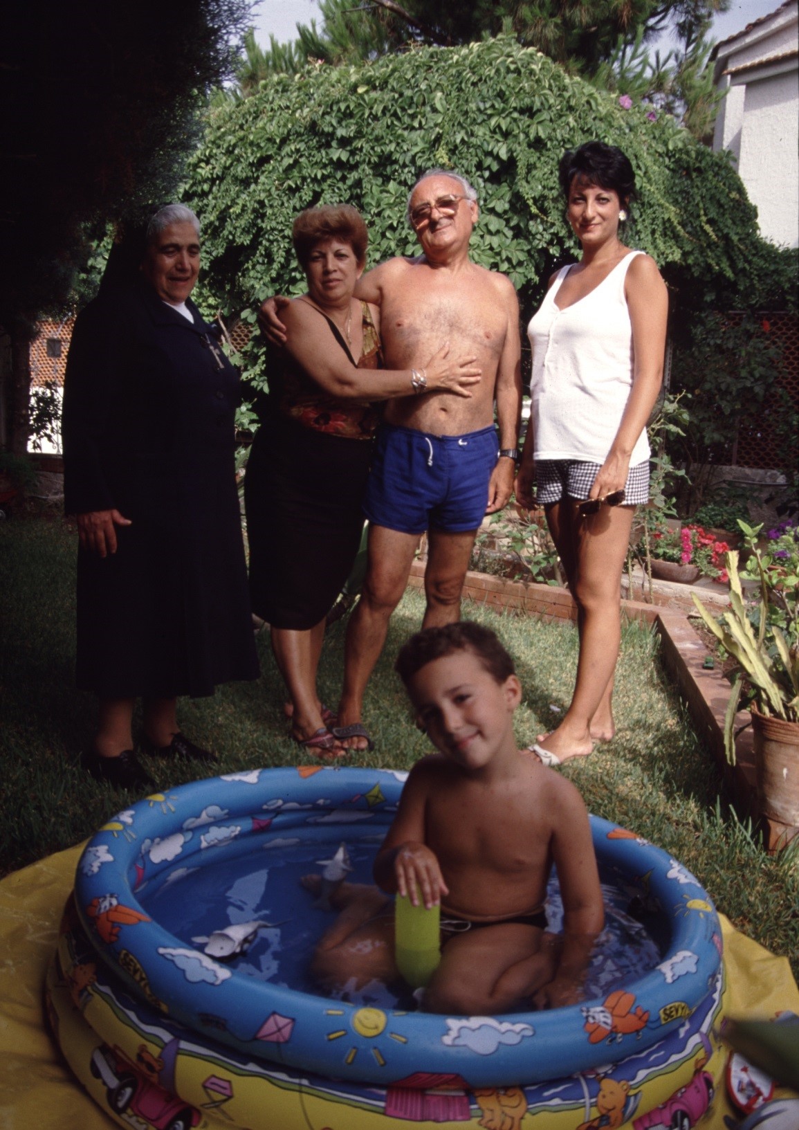 Suor Gerardina con la Famiglia