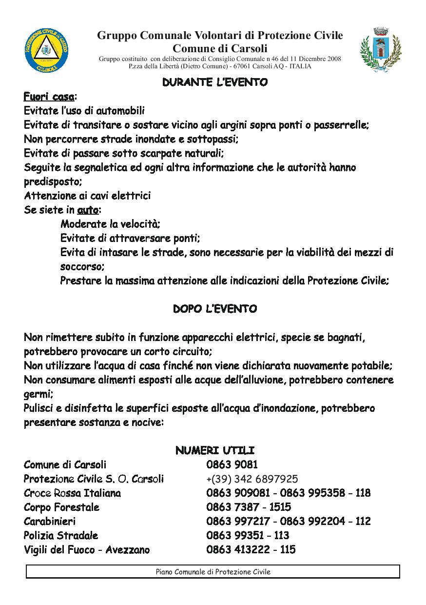 Rischio Idraulico