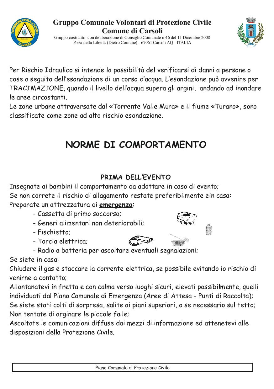 Rischio Idraulico