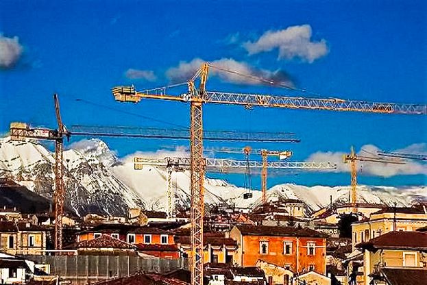 L'Aquila,Cantieri