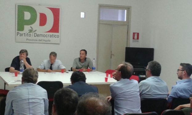 PD,INCOTRO SU INDUSTRIA E SVILUPPO NEL TERRITORIO CON IL VICE PRESIDENTE DELLA GIUNTA REGIONALE GIOVANNI LOLLI