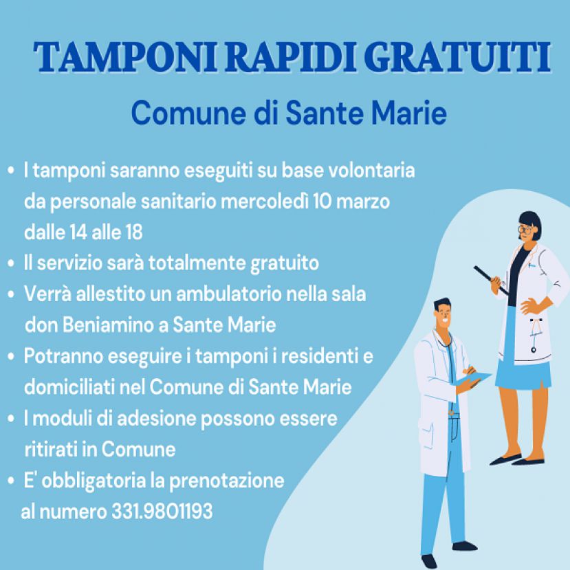 Tamponi Gratuiti