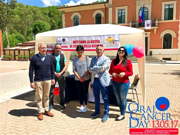 Il Gazebo allestito in Piazza della Libertà a Carsoli