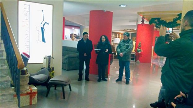 Inaugurazione della Mostra presso Marino Mobili