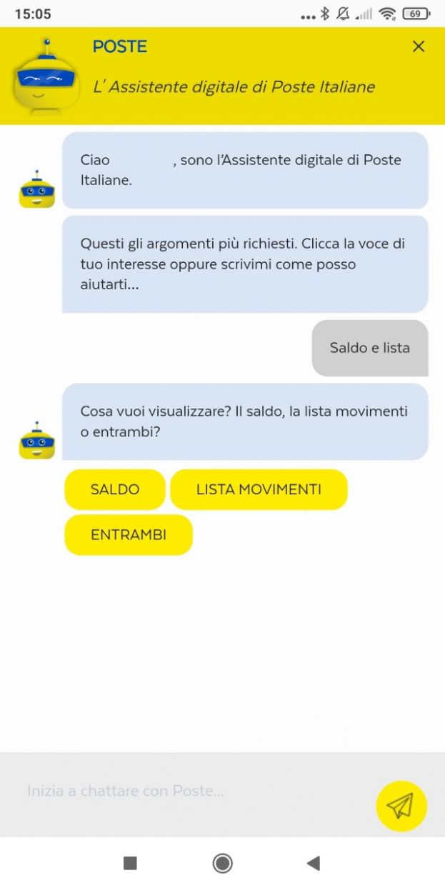 Assistente Poste