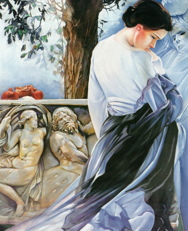 Luciano Primavera, Allegoria della simulazione, 1990, olio su tela, cm 120 x 100_43