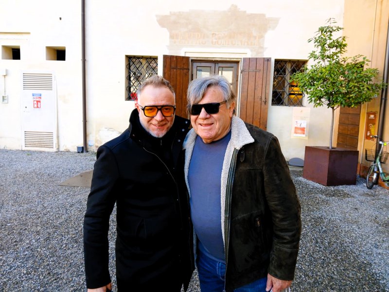 Danilo Luce e Beppe Carletti a Novellara
