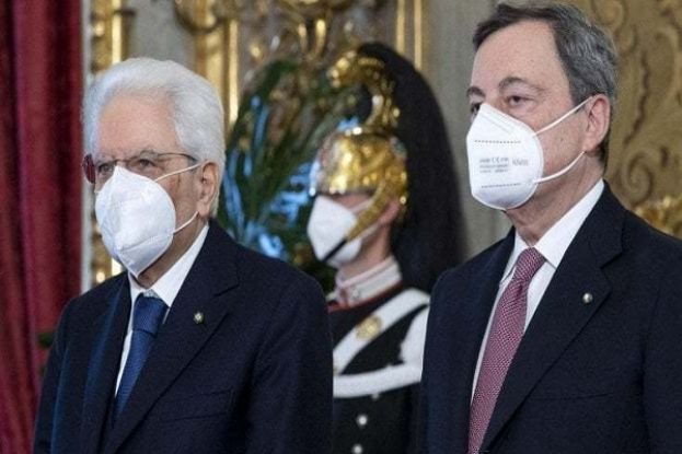 Sergio Mattarella e Mario Draghi