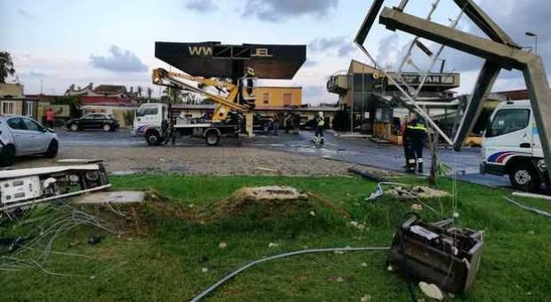Glie effetti devastanti della tromba d'aria