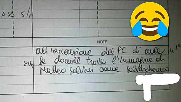 La nota sul registro