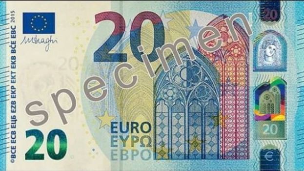IN ARRIVO LA NUOVA BANCONOTA DA 20 EURO.DRAGHI:"ECCO COSA CAMBIA"