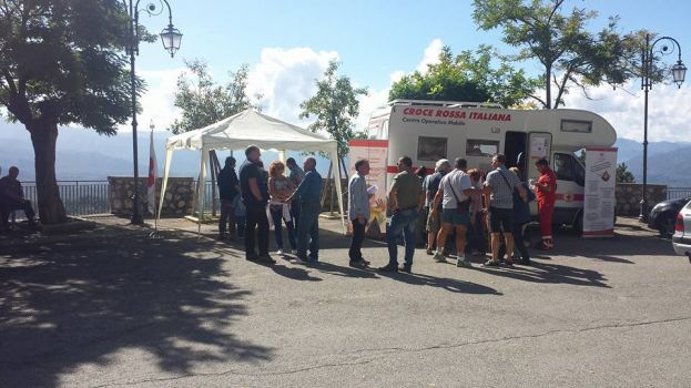 SUCCESSO DELLA CROCE ROSSA ITALIANA TRA LA GENTE DI COLLALTO SABINO