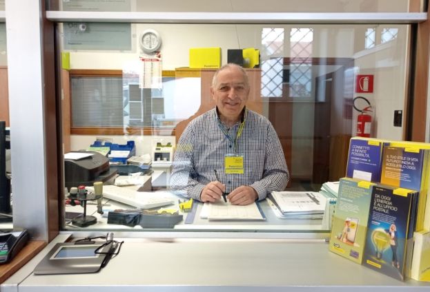 Dario Mazzulli, operatore di sportello a Cerchio