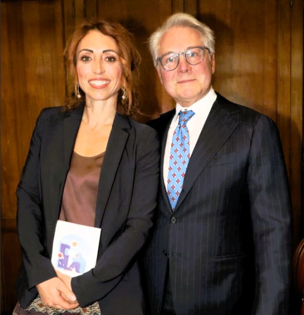 Giulia Di Stefano con autore