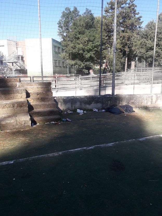 Balla di Fieno nel Campo da Gioco