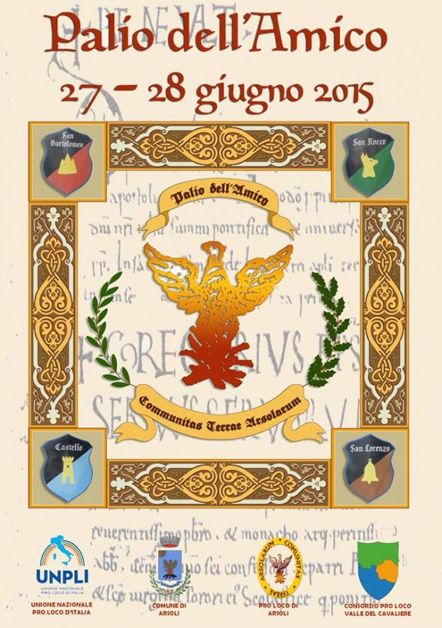 XIX PALIO DELL'AMICO AD ARSOLI IL 27-28 GIUGNO