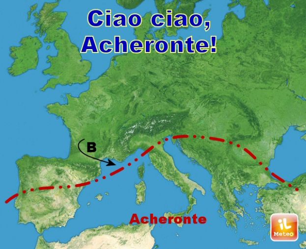 ACHERONTE ABBANDONA L'ITALIA:TEMPORALI IN ARRIVO!