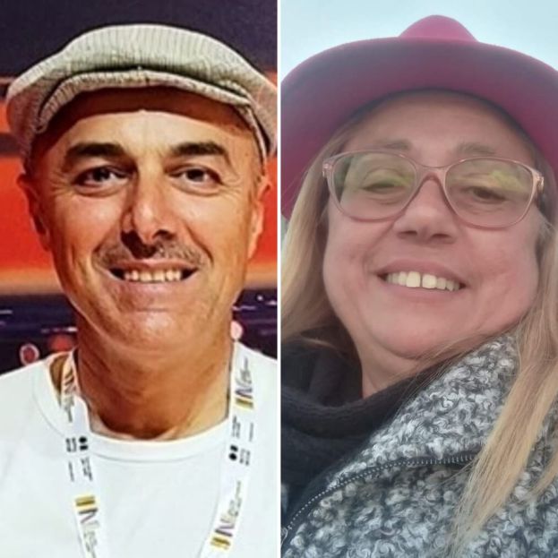 Beniamino Cardines e Margherita Bonfilio