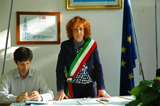 COLLALTO SABINO, MARIA PIA MERCURI HA GIURATO DA SINDACO.(FOTO)