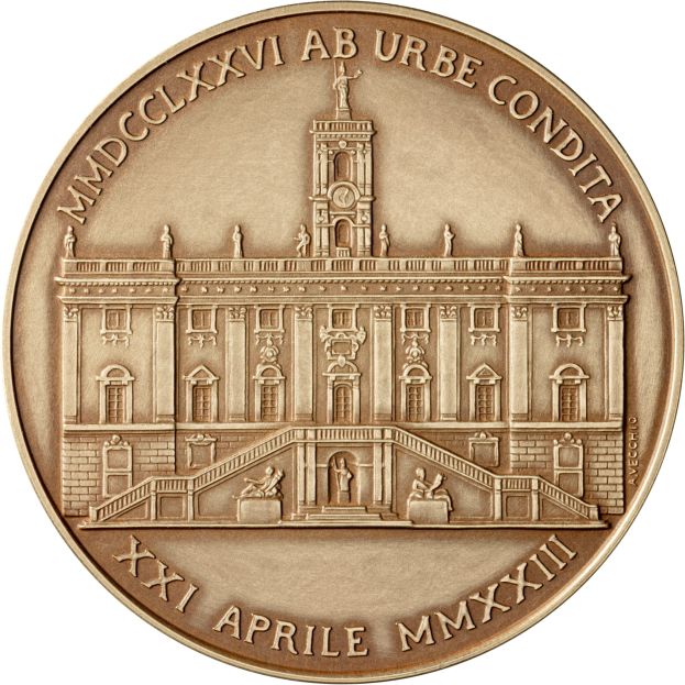 medaglia commemorativa Natale di Roma 2023 (2)