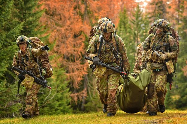 Fase dell’esercitazione EXTREME PATROL dell’anno scorso