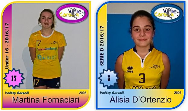 Martina Fornaciari e Alisa D'Ortenzio
