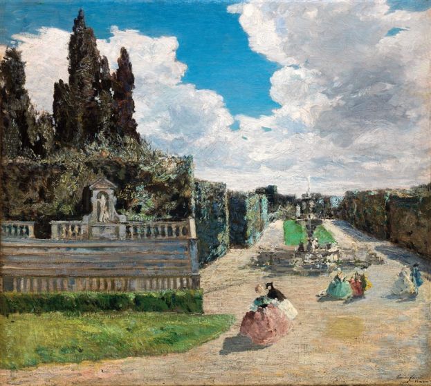 Passeggiata nel giardino di Boboli Emma Ciardi