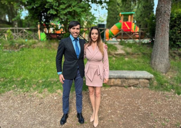 Mirko Mascioli con Daniela Fazzolari,