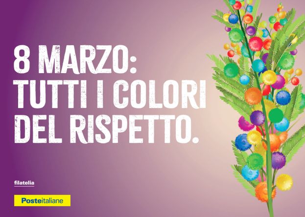 Cartolina dedicata alla Giornata Internazionale della Donna