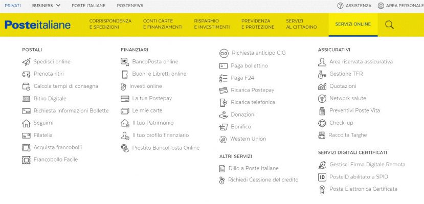 Sito poste.it