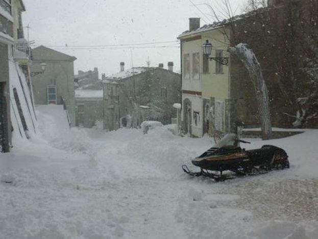 ABRUZZO,ARRIVA IL FREDDO :-8 A CAMPO IMPERATORE