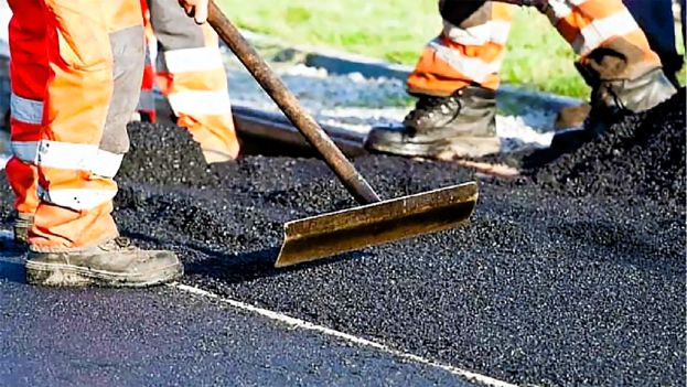 Lavori di rifacimento strade