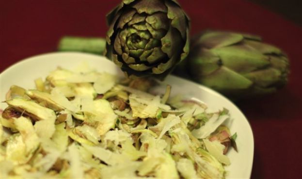 CRUDITE' DI VERDURE CON CUORI DI CARCIOFO