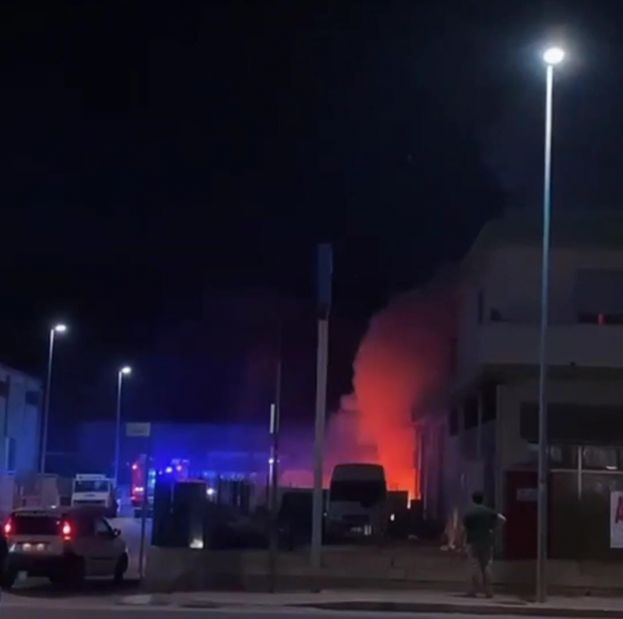 Incendio a Silvi Marina