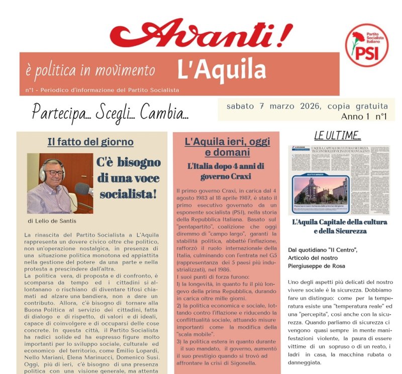 AVANTI L’AQUILA