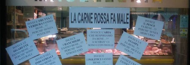 LA RIVOLTA DEL MACELLAIO:CARNE ROSSA?VE LO DICO IO COSA FA MALE