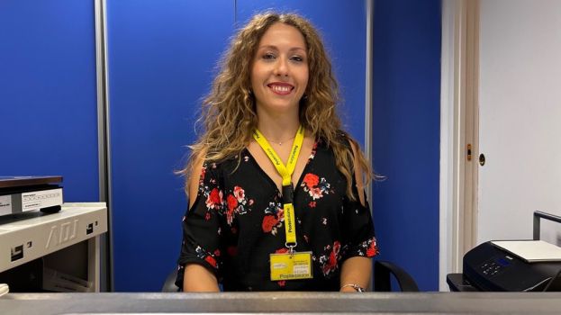 Valeria Chiappini, la sportellista più giovane della provincia dell'Aquila