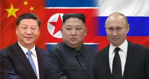 Xi Jinping, Kim Jong-un, Putin