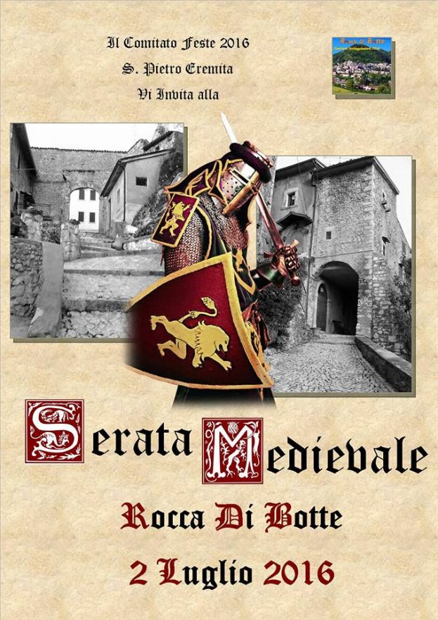 ROCCA DI BOTTE, SERATA MEDIEVALE CON LE "MUSE DEL DIAVOLO" E I "MILITES REGIS"