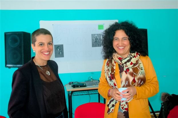 La scrittrice Licia Troisi insieme alla Dott.ssa Roberta Rubini