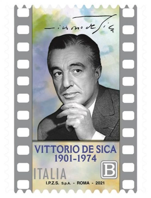 Francobollo di Vittorio De Sica