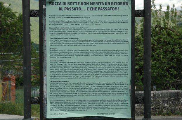 ROCCA DI BOTTE,"UN RITORNO AL PASSATO"
