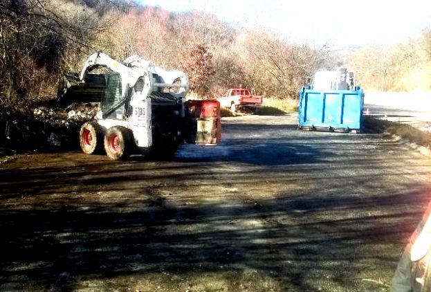 BONIFICATA LA DISCARICA ABUSIVA AL CASELLO DI TAGLIACOZZO IN TERRITORIO DI CARSOLI